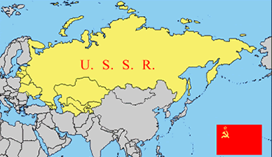 Mapa de la URSS