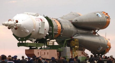 Soyuz 9 en la plataforma