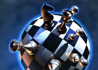 Planeta tablero de ajedrez