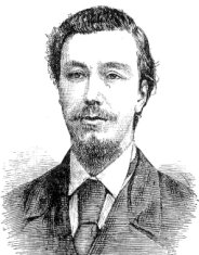 Retrato de Joseph Henry Blackburne en su juventud