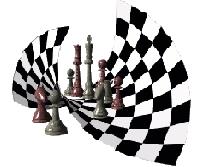 Tablero de ajedrez deformado