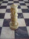 Rey de ajedrez de marmol