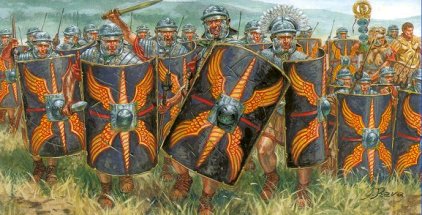 Legionarios romanos